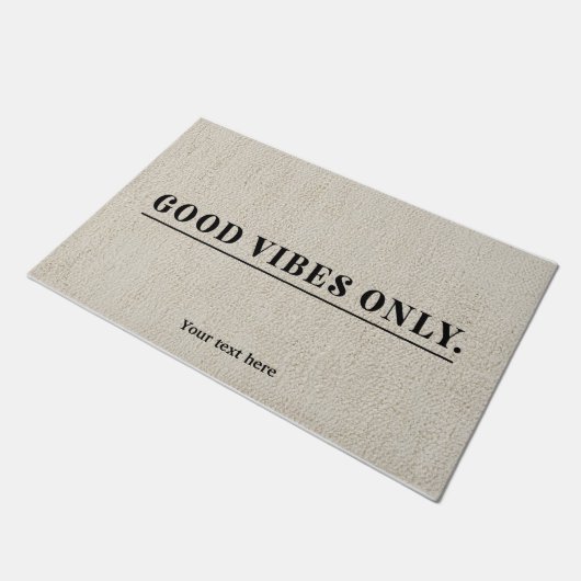 Paillasson Good Vibes uniquement (Incliné)