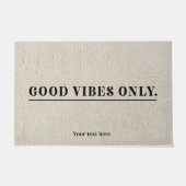 Paillasson Good Vibes uniquement (Devant)
