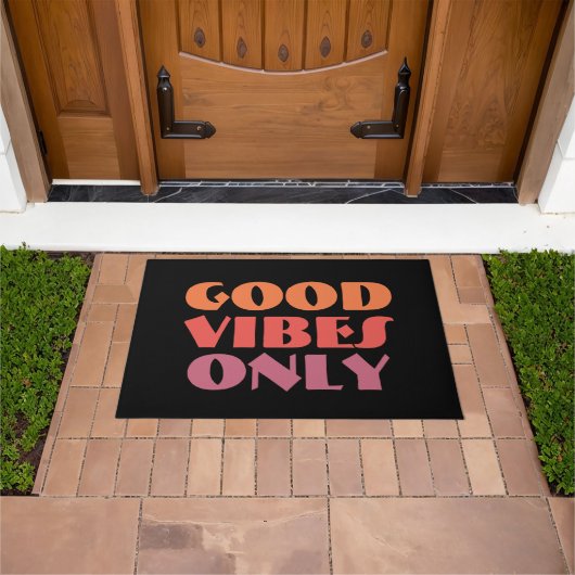 Paillasson Good Vibes uniquement (De plein air)
