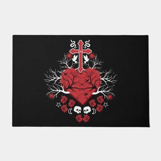 Paillasson Goth Post Punk Mode (Devant)