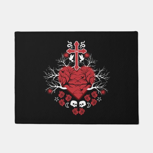 Paillasson Goth Post Punk Mode (Devant)