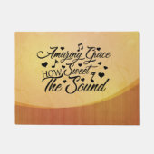 Paillasson Grâce Extraordinaire comment douce l'Hymne sonore (Devant)
