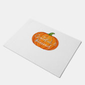 Paillasson Grâces et bienheureux - Chute Citrouille Thanksgiv (Incliné)