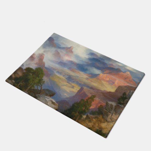 Paillasson Grand Canyon à Mist (par Thomas Moran) (Incliné)