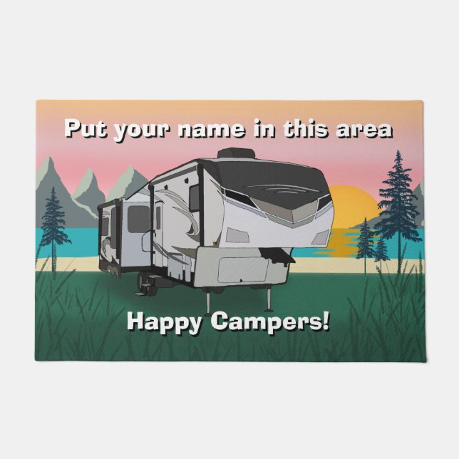 Paillasson Grand Design Réflexion Cinquième roue (Devant)