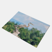 Paillasson Grand héron bleu (Incliné)