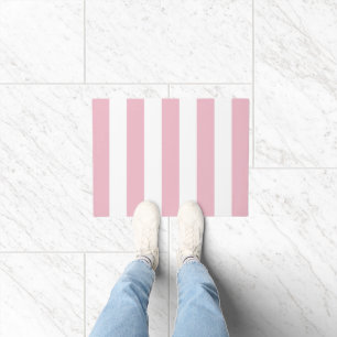 Paillasson Grandes Pink, Grandes Blances, Motif Gratté