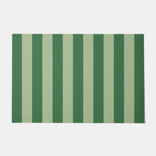 Paillasson Grandes verticales Forêt Vert rayé (Devant)