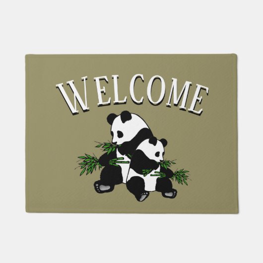 Paillasson Grandir en Panda (Devant)
