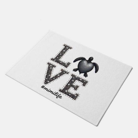 Paillasson Grandma Turtle - Love Mimi Life Sea Turtle, Mimi T (Incliné)