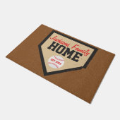 Paillasson Grands nom et année de marbre de famille de (Incliné)