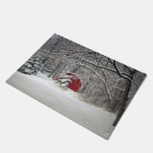 Paillasson Grange rouge dans la neige (2011) (Incliné)