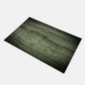 Paillasson Granite abstrait vert | motif en marbre de pierre (Incliné)