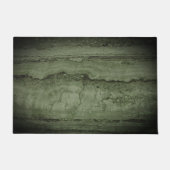 Paillasson Granite abstrait vert | motif en marbre de pierre (Devant)