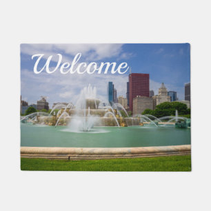 Paillasson Grant Park City View Welcome Doormat