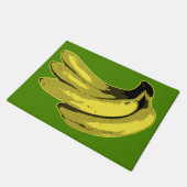 Paillasson Graphique de banane de jaune d'art de bruit (Incliné)