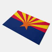 Paillasson Graphique Drapeau dynamique de l'état de l'Arizona (Incliné)