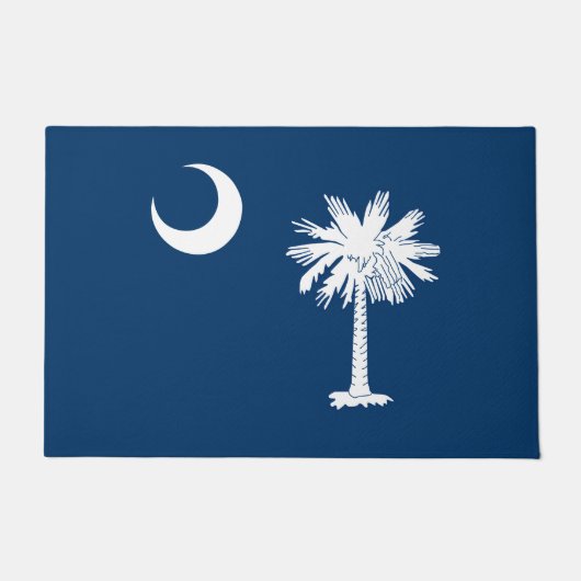 Paillasson Graphique du drapeau de l'État de Caroline du Sud  (Devant)