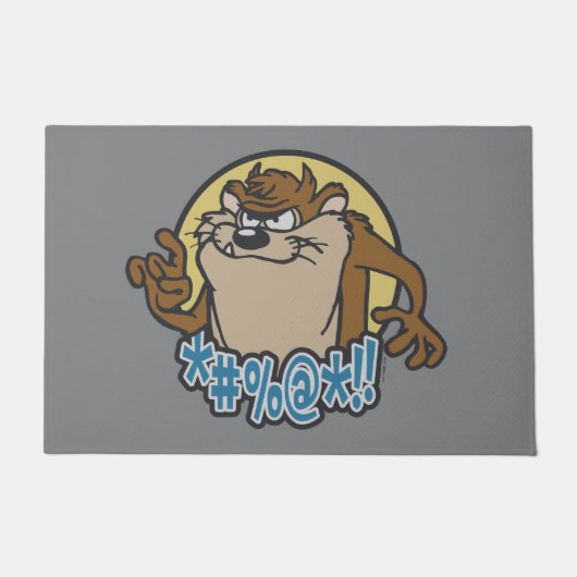 Paillasson Graphique en cercle extensible TAZ™ (Devant)