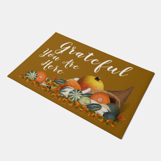 Paillasson Gratuit Cornucopia Thanksgiving (Incliné)