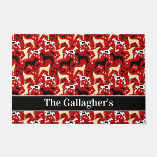 Paillasson Great Danes Harlequin Motif Personnalisé Do