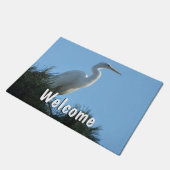 Paillasson Great Egret dans la Floride ensoleillée (Incliné)