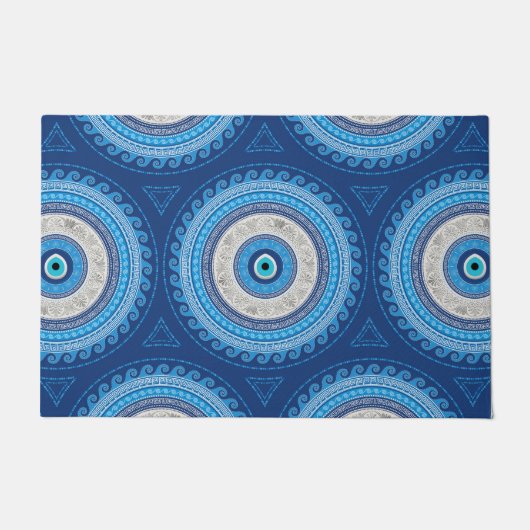 Paillasson Grec Mati Mataki - ornement d'oeil mauvais de (Devant)