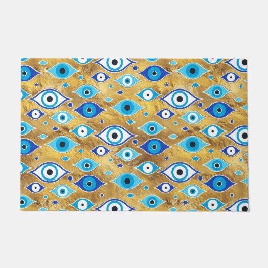 Paillasson Grèce Mati Mataki - motif des yeux malveillants de (Devant)