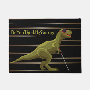 Paillasson Green DoYouThinkHeSaurus Dinosaur