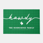 Paillasson Green Howdy Houndstooth (Devant)