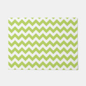 Paillasson Green Zigzag, Green Chevron, Motif géométrique (Devant)
