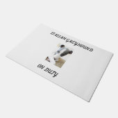 PAILLASSON "GREYHOUND ITALIEN" PORTE MAT. (Incliné)