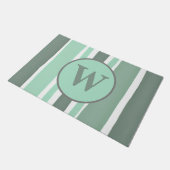 Paillasson Grille verte de la taille monographique (Incliné)