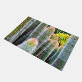 Paillasson Gros plan de cactus vert flou photo audacieux mode (Incliné)