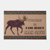 Paillasson Grotte Rustique Moose Faux en cuir (Devant)