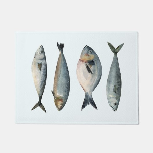 Paillasson Groupe des quatre poissons (Devant)
