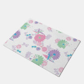 Paillasson Grues et fleurs en papier d'origine (Incliné)