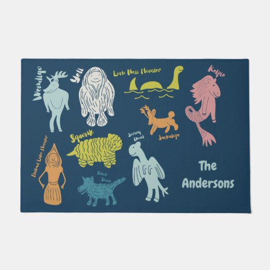 Paillasson Guide de cryptozoologie des cryptes de dessin anim (Devant)