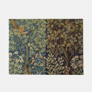 Paillasson Guillaume Morris Faisan Oiseau Arbre Fleur