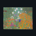 Paillasson Gustav Klimt Fleur Jardin Cottage Nature<br><div class="desc">Un beau tableau de jardin - c'est un tableau classique de Gustav Klimt,  appelé Cottage Garden,  ou Bauergarten,  1907,  qui est un gros plan d'un jardin fleuri,  un tableau floral coloré.</div>