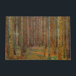 Paillasson Gustav Klimt - Forêt de pins de Tannenwald<br><div class="desc">Forêt de sapins / Forêt de pins de Tannenwald - Gustav Klimt,  Huile sur toile,  1902</div>