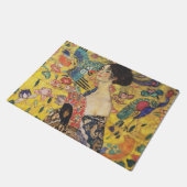 Paillasson Gustav Klimt Lady With Fan Art Nouveau Painting (Incliné)
