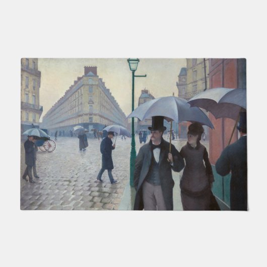 Paillasson Gustave Caillebotte - Paris Street ; Rainy Day (Devant)