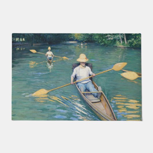 Paillasson Gustave Caillebotte - Skiffs on the Yerres (Devant)