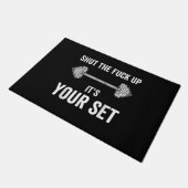 Paillasson Gymnase Amusant Son Devis De Votre Choix (Incliné)