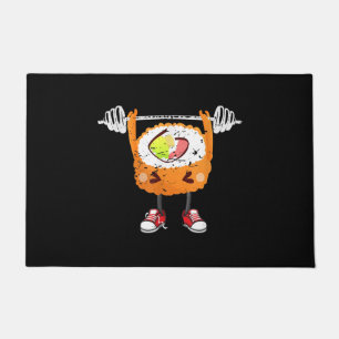 Paillasson Gymnase Japonais amusant Gymnase d'haltérophilie