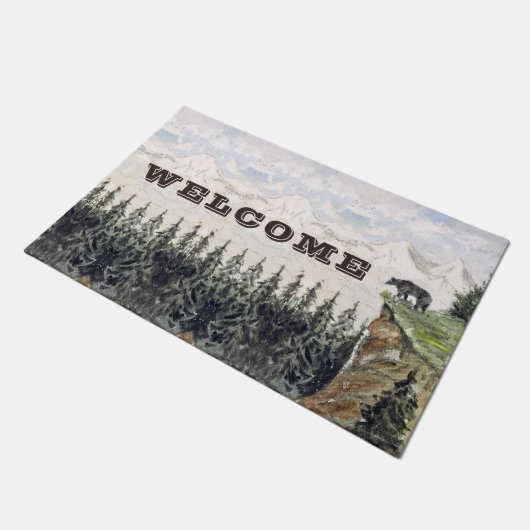 Paillasson H. Bullock Webster - Bear on Cliff (Incliné)