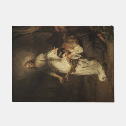 Paillasson Hagar et l'Ange (par Carel Fabritius) (Devant)