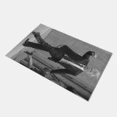 Paillasson Haineux de Donald Trump allant détester la natte (Incliné)