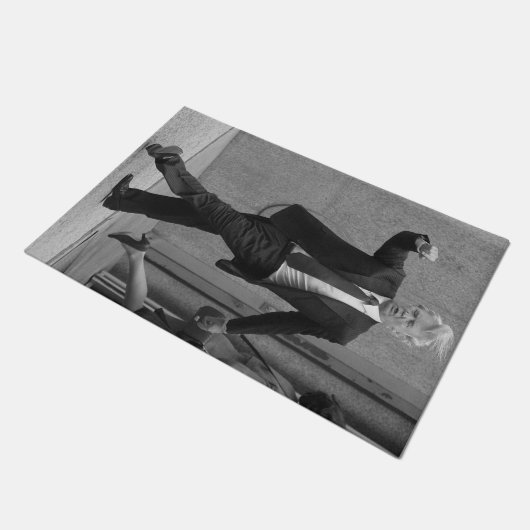 Paillasson Haineux de Donald Trump allant détester la natte (Incliné)